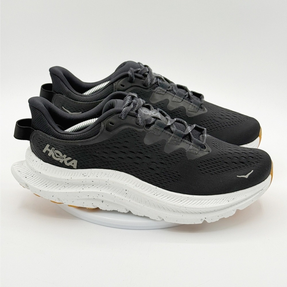 Hoka Hoka One One Hoka Kawana 2‎ Vanilla Black/White Size 7 Womens BWHT, NEW